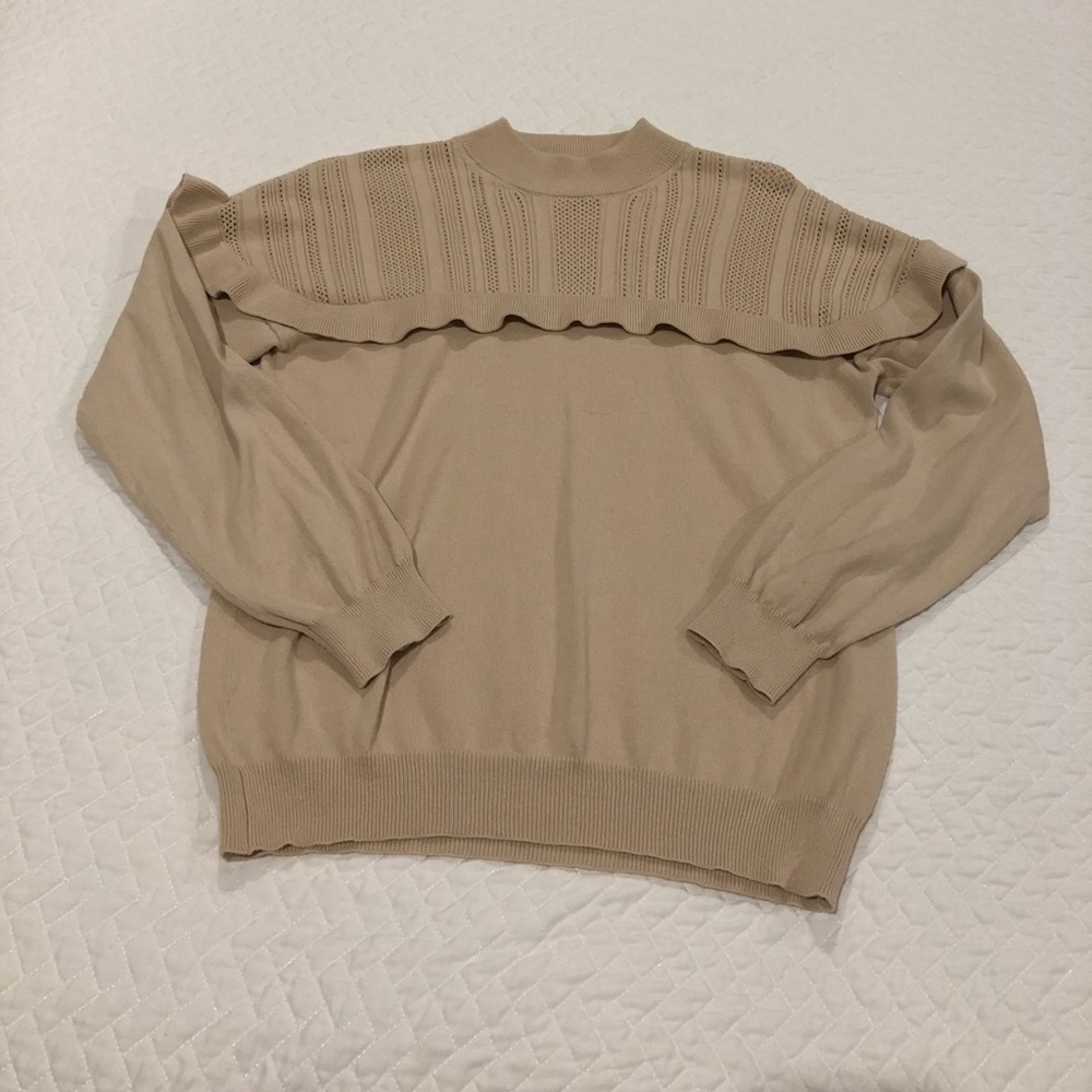 Neutral color NWOT excellent condition sweater